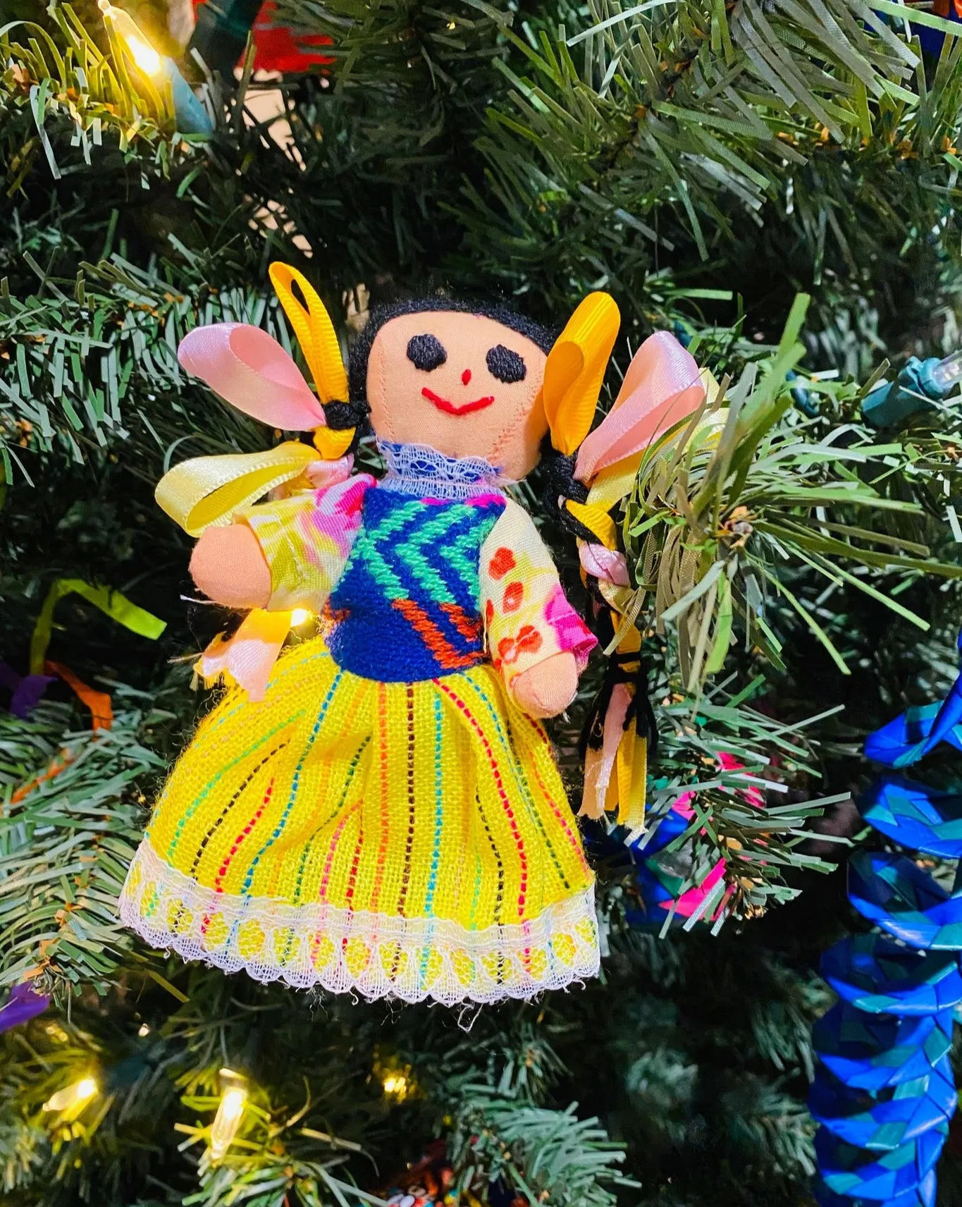 "Lele" Mexican Doll Christmas Ornament