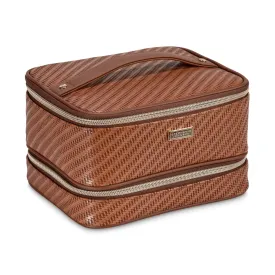 Rosewood Cognac Jenny Train Case