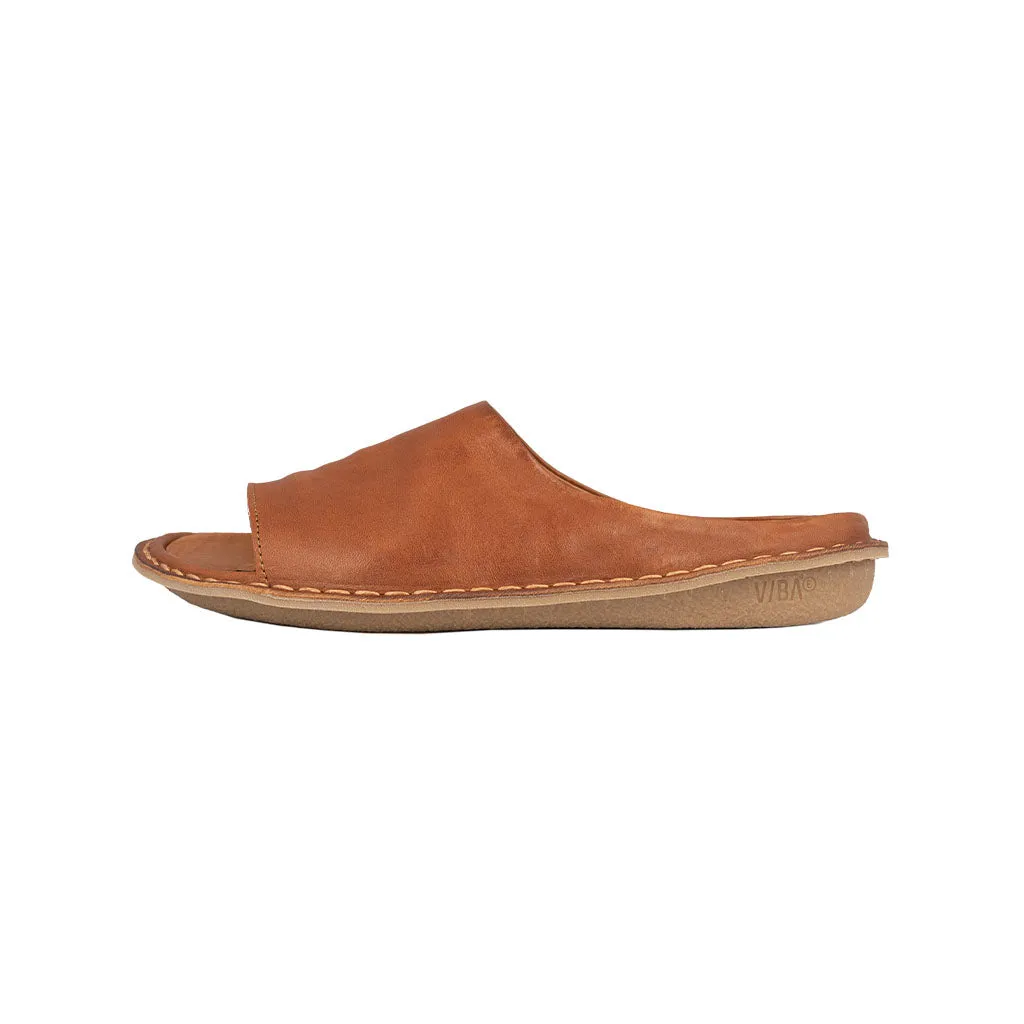 SAINT TROPEZ Leather Cognac Brown