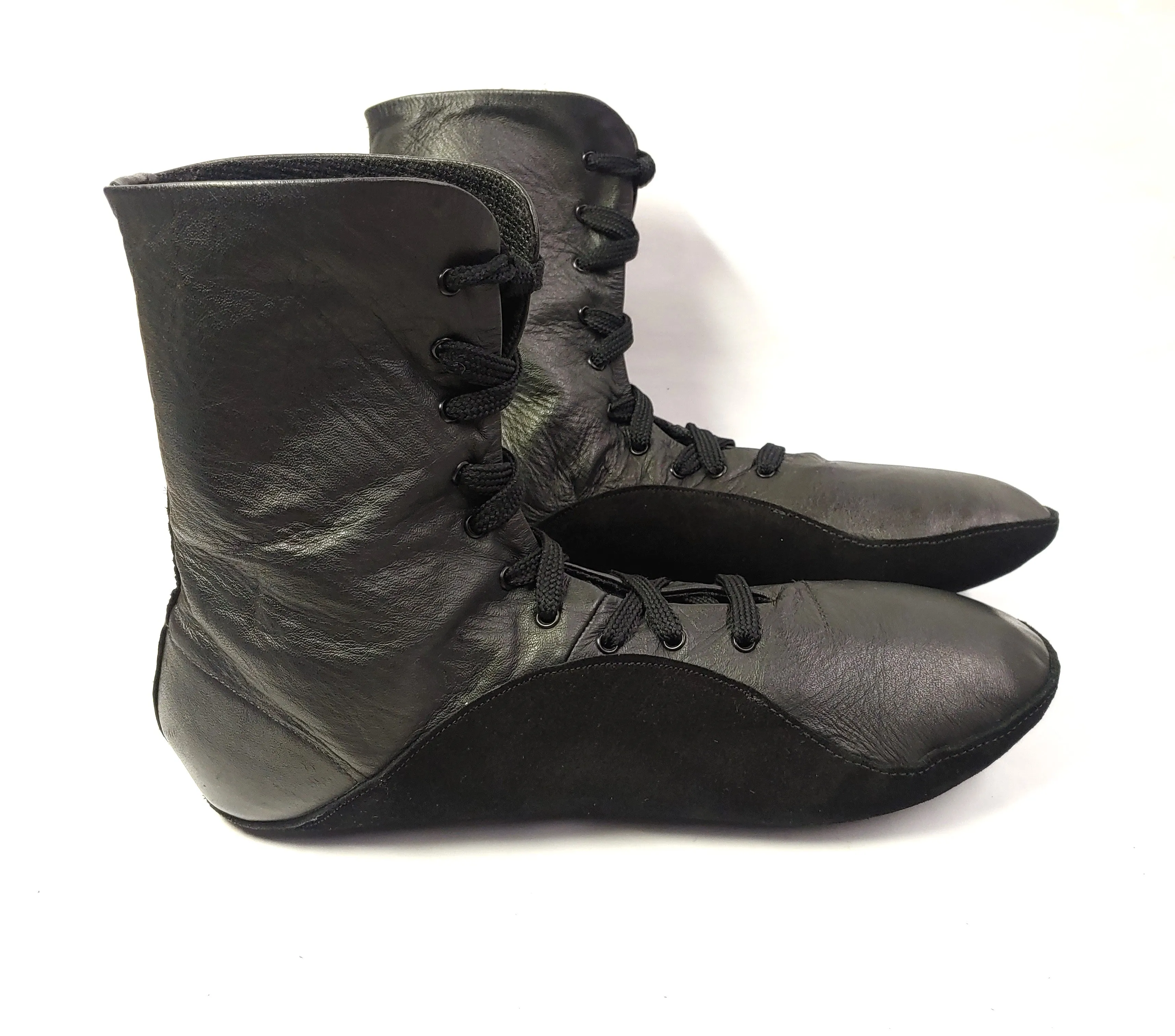 SAMPLE SALE - Black Tightrope Boots UK10.5