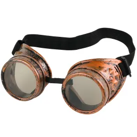 Steampunk Goggles Costume Accessories - Cyber Victorian Welding Glasses - 1 Piece