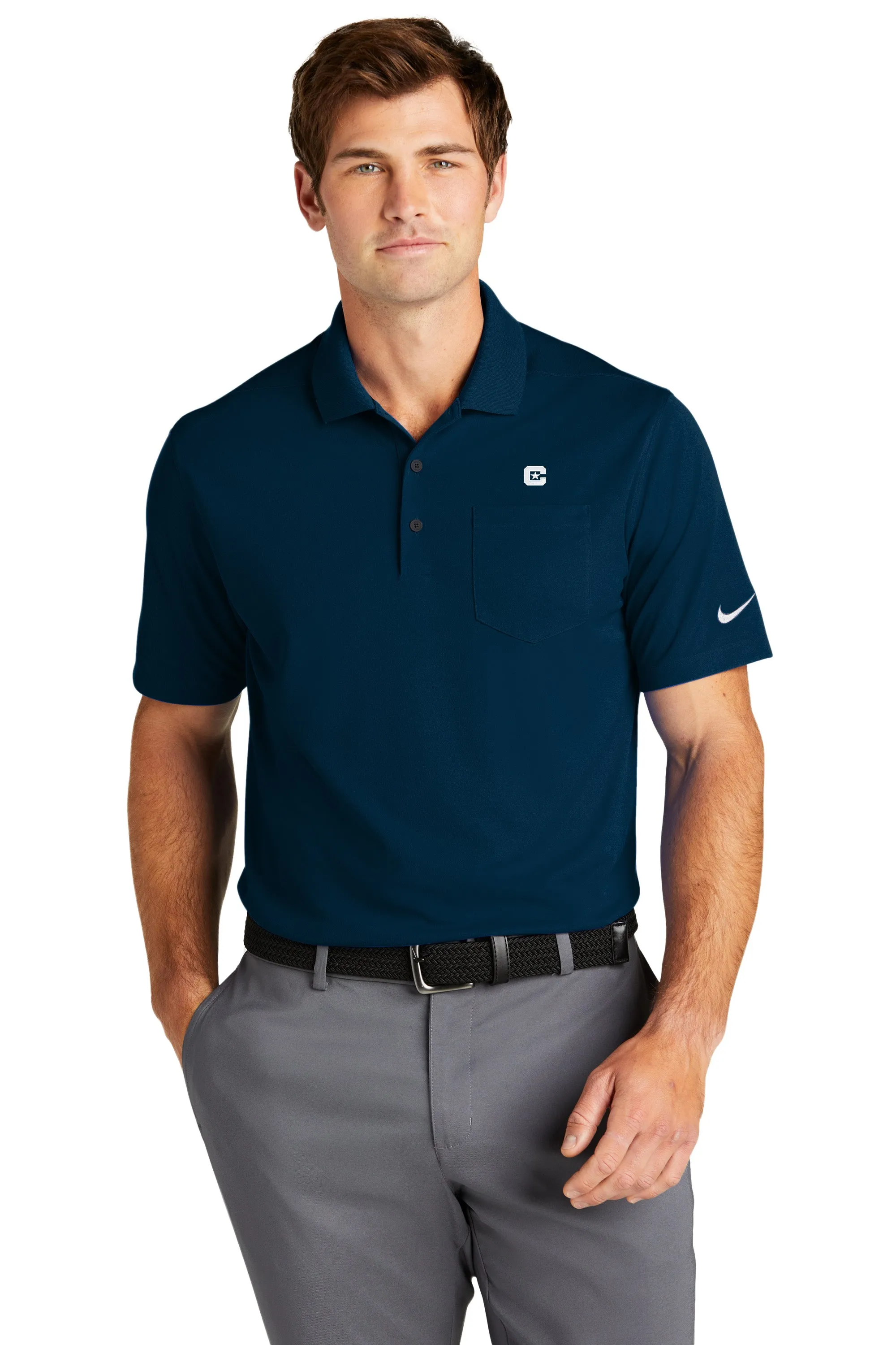 The Citadel C Nike Dri-FIT Micro Pique 2.0 Pocket Polo