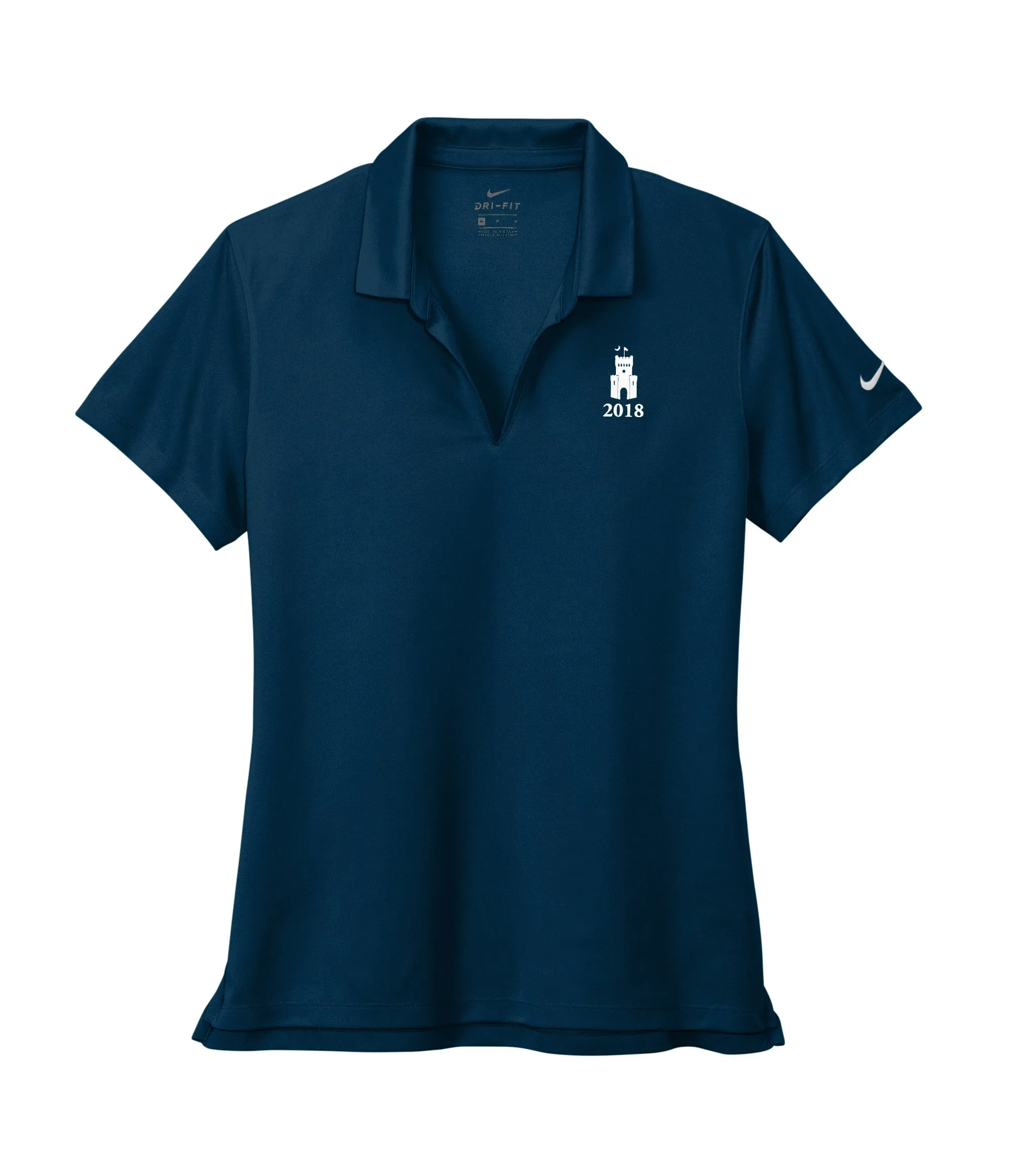 The Citadel, Class Of 2018, Barracks, Nike Ladies Dri-FIT Micro Pique 2.0 Polo