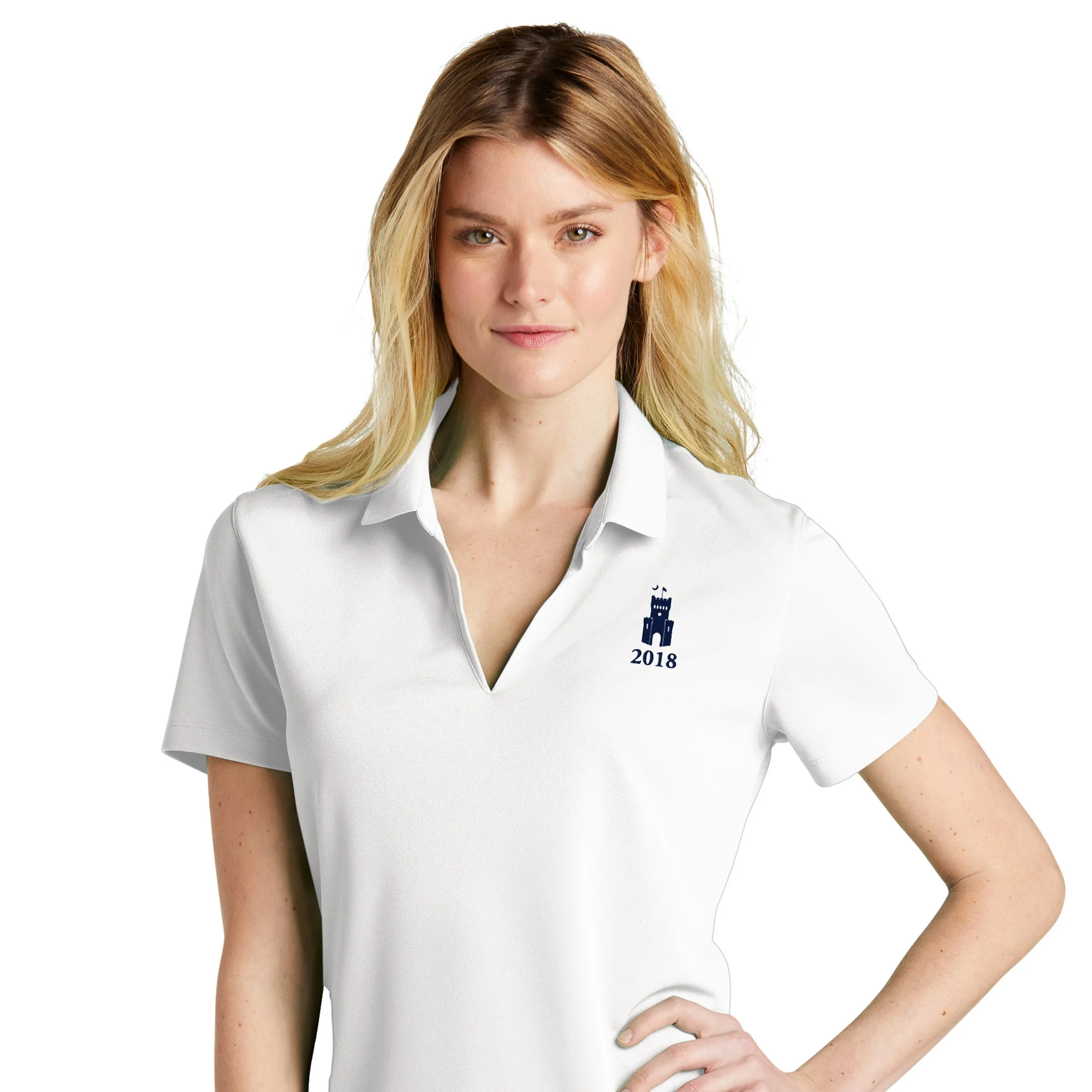 The Citadel, Class Of 2018, Barracks, Nike Ladies Dri-FIT Micro Pique 2.0 Polo