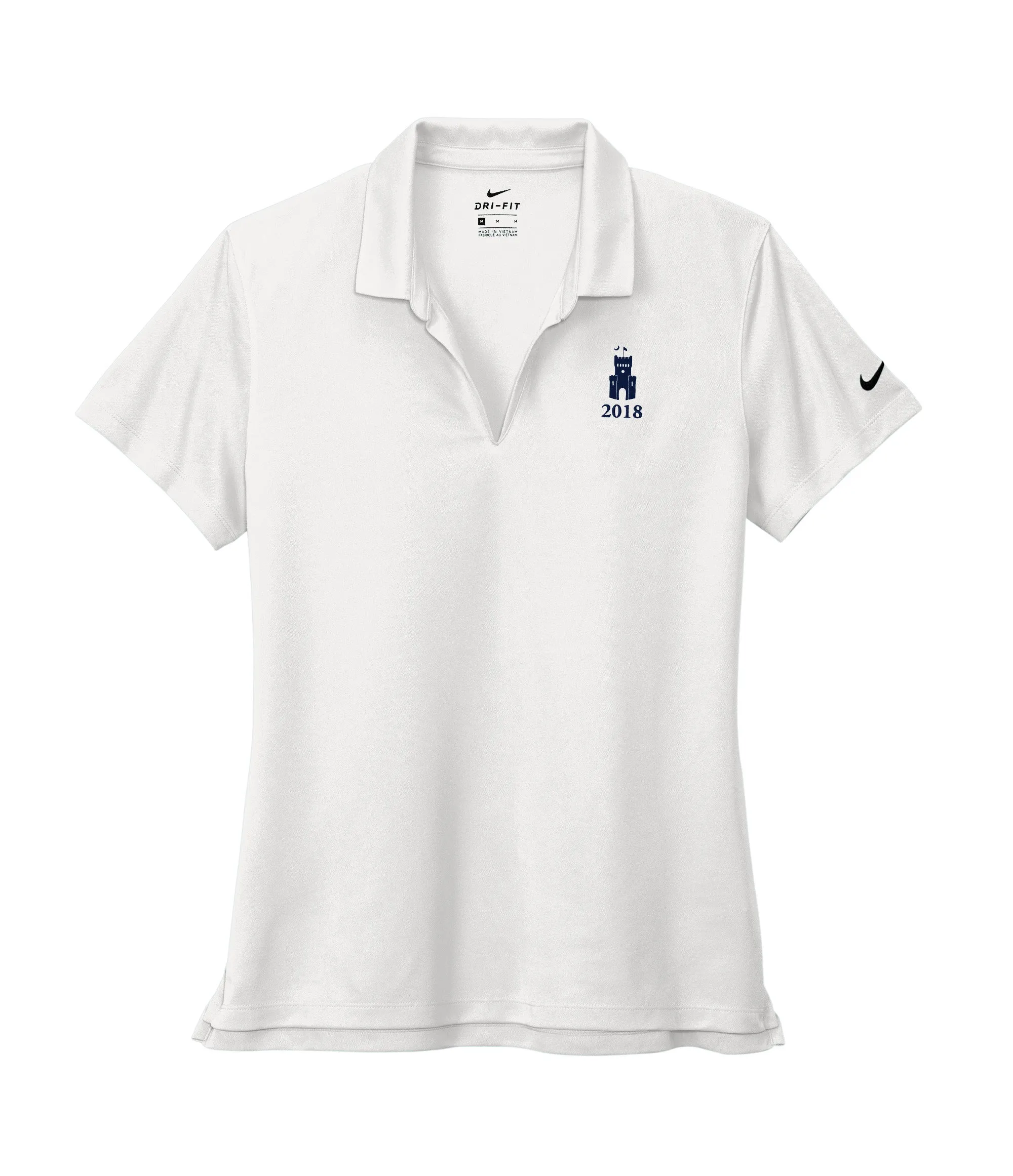 The Citadel, Class Of 2018, Barracks, Nike Ladies Dri-FIT Micro Pique 2.0 Polo