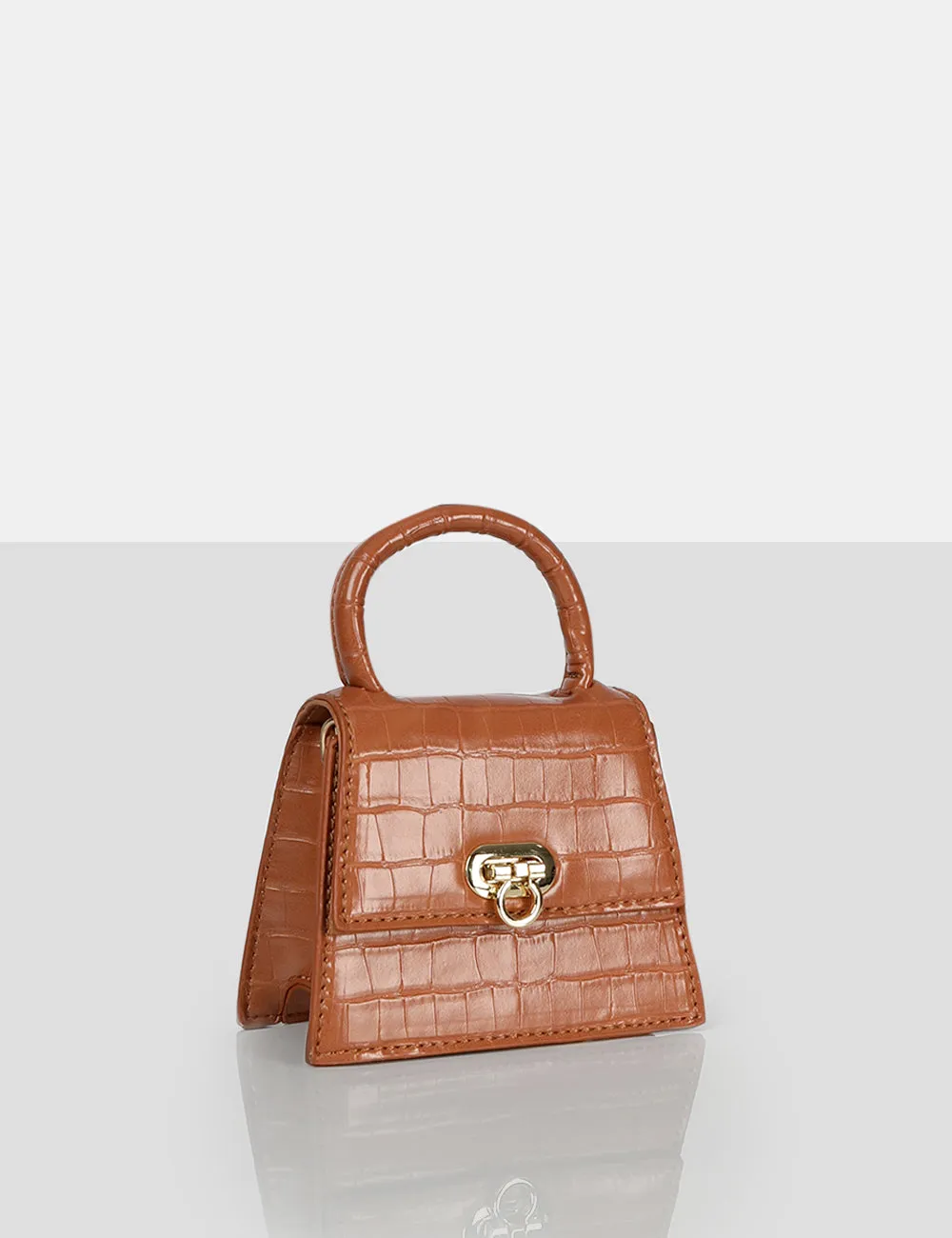 The Lilly Tan Textured Mini Bag