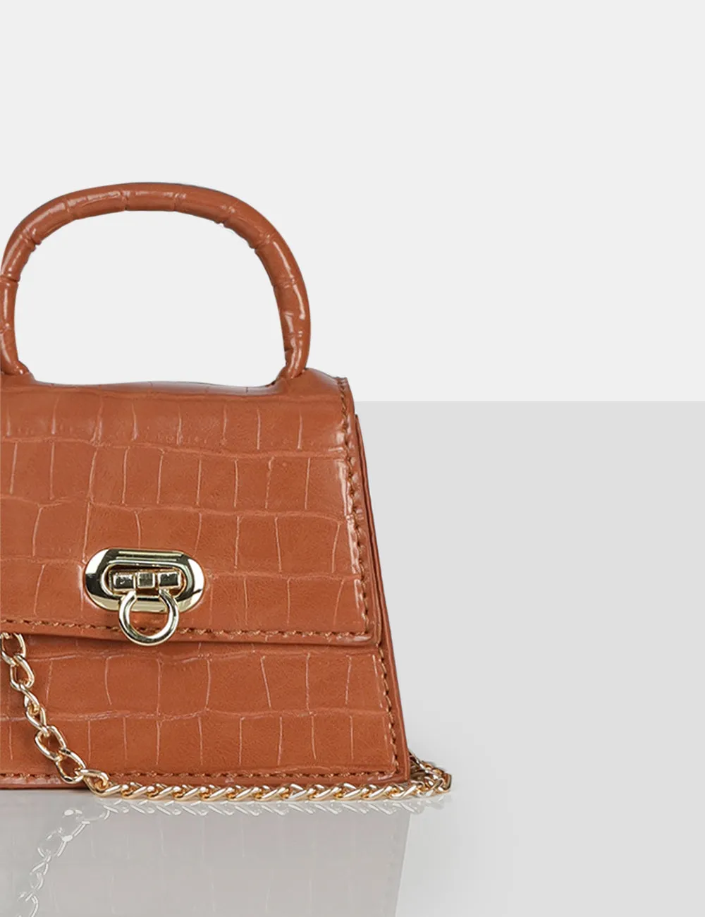 The Lilly Tan Textured Mini Bag