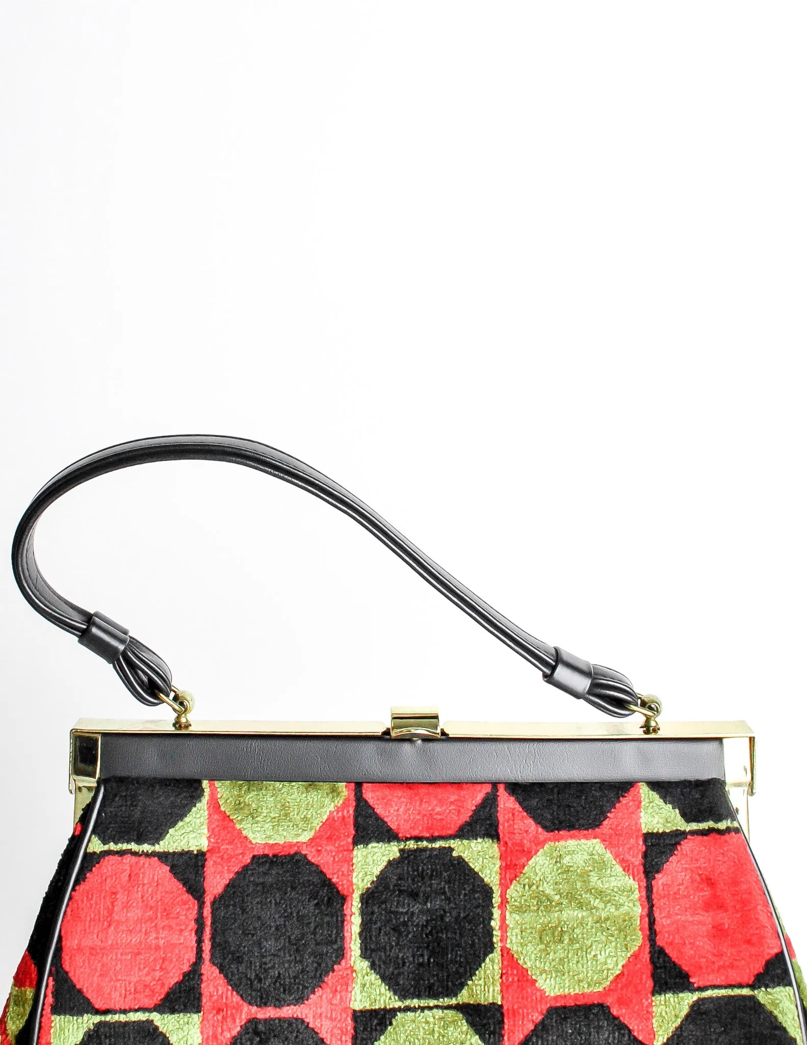 Vintage 1960s Mod Carpet Bag