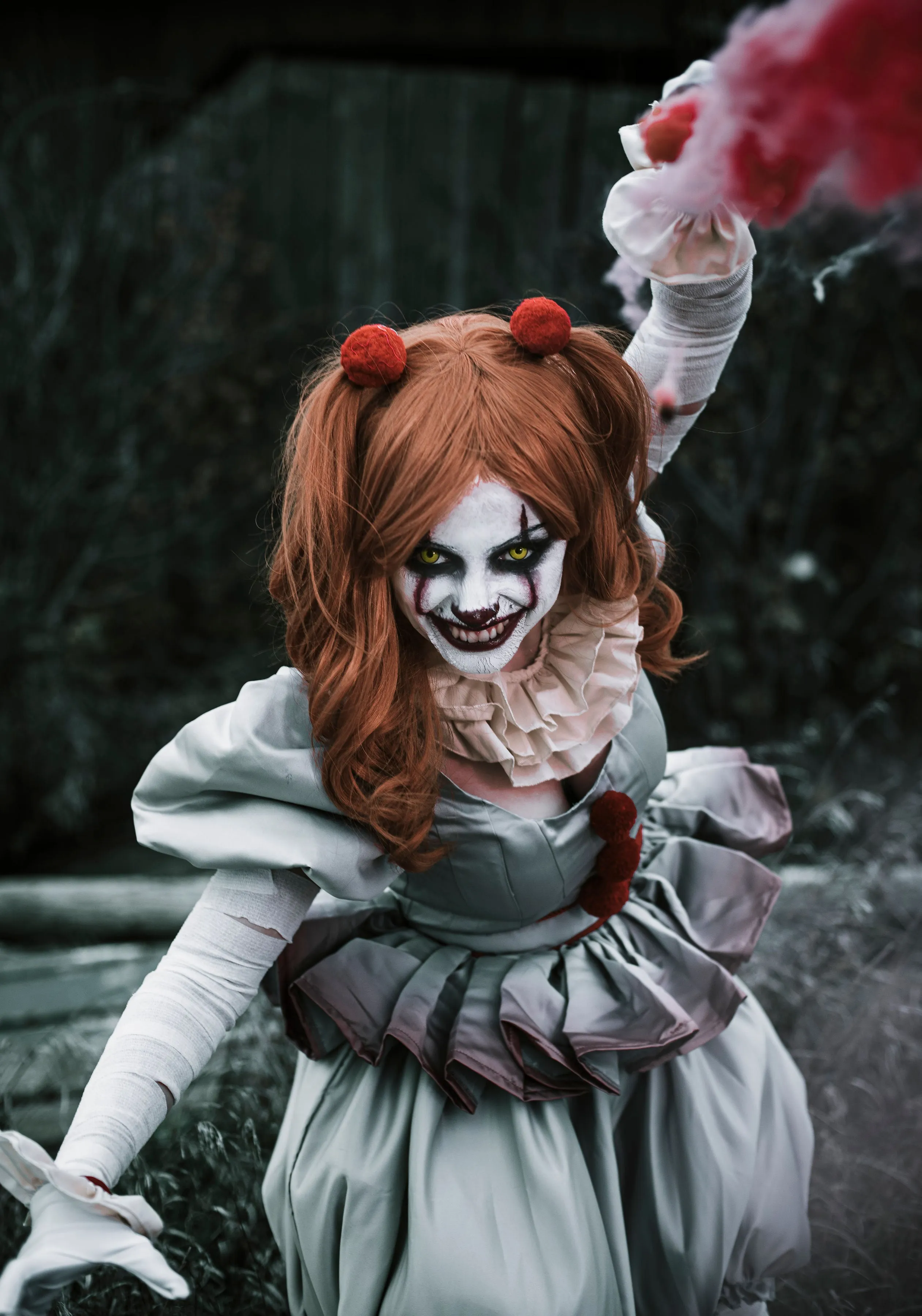 Women It Pennywise Horror Pennywise The Clown Costume Bishoujo Ver. Cosplay Costume