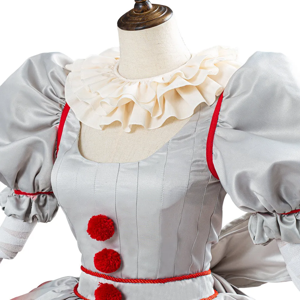 Women It Pennywise Horror Pennywise The Clown Costume Bishoujo Ver. Cosplay Costume